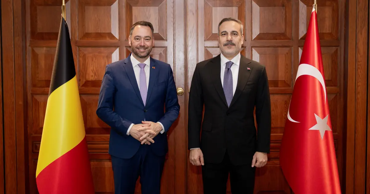 Dışişleri Bakanı Fidan, Belçikalı mevkidaşıyla görüştü